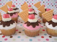 cup cake  fondant